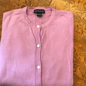 Ann Taylor 100% Italian Merino wool cardigan